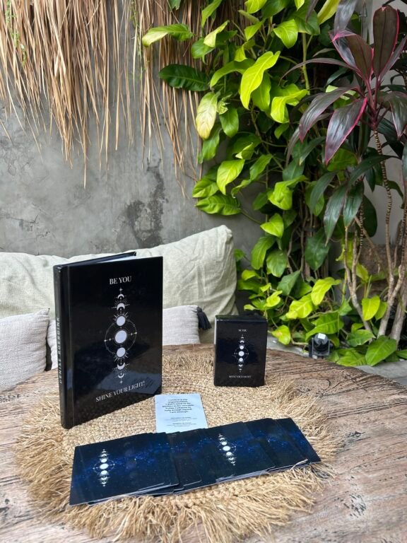 Journal & kaartendeck 1 Leef je lievelingsleven be you & shine your light journal & kaartendeck